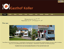 Tablet Screenshot of gasthof-koller.at